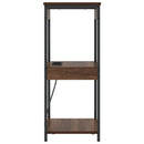 vidaXL Éjjeliszekrény polcokkal Barna Tölgy 41 x 31 x 76 cm Faanyag