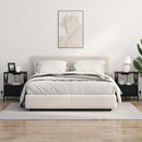 vidaXL Éjjeliszekrény fiókkal Fekete tölgy 41,5 x 40,5 x 55 cm Faanyag