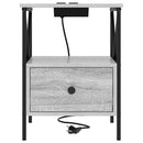 vidaXL Éjjeliszekrény Szürke sonoma 41.5 x 40.5 x 55 cm Faanyag