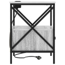 vidaXL Éjjeliszekrény Szürke sonoma 41.5 x 40.5 x 55 cm Faanyag