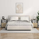 vidaXL Éjjeliszekrény 2 pcs Sonoma tölgy 40 x 31 x 60 cm Faanyag