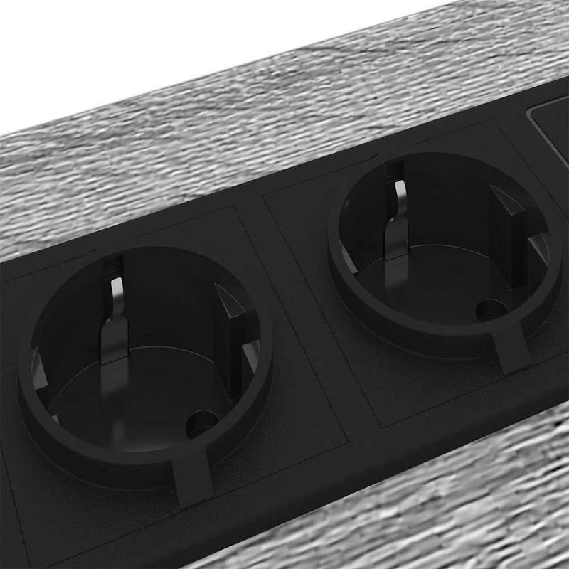 vidaXL Éjjeliszekrény 2 pcs Szürke Sonoma 40 x 31 x 60 cm Faanyag