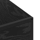 vidaXL Éjjeliszekrény fiókkal Musta tammi 40 x 27 x 76 cm Faanyag