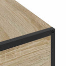 vidaXL Éjjeliszekrény Sonoma tölgy 40 x 27 x 76 cm Faanyag