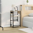 vidaXL Éjjeliszekrény fiókkal sonoma tölgy 40 x 27 x 76 cm Faanyag