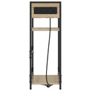 vidaXL Éjjeliszekrény fiókkal sonoma tölgy 40 x 27 x 76 cm Faanyag