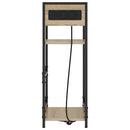 vidaXL Éjjeliszekrény Sonoma tölgy 40 x 27 x 76 cm Faanyag