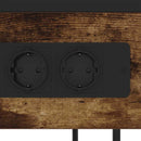 vidaXL Éjjeliszekrény fiókkal Füstölt tölgy 40 x 27 x 76 cm Faanyag