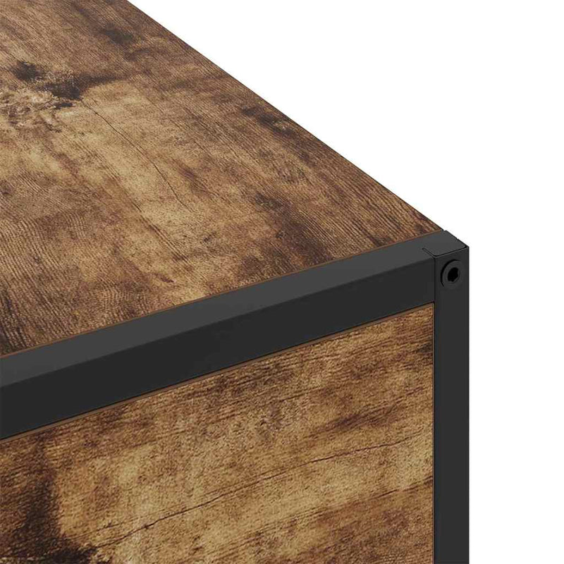 vidaXL Éjjeliszekrény fiókkal Füstölt tölgy 40 x 27 x 76 cm Faanyag