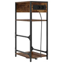 vidaXL Éjjeliszekrény fiókkal Füstölt tölgy 40 x 27 x 76 cm Faanyag