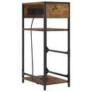 vidaXL Éjjeliszekrény fiókkal Füstölt tölgy 40 x 27 x 76 cm Faanyag