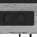 vidaXL Éjjeliszekrény fiókkal Szürke sonoma 40 x 27 x 76 cm Faanyag