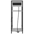 vidaXL Éjjeliszekrény fiókkal Szürke sonoma 40 x 27 x 76 cm Faanyag