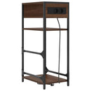 vidaXL Éjjeliszekrény fiókkal barna tölgy 40 x 27 x 76 cm Faanyag