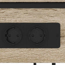 vidaXL Éjjeliszekrény sonoma tölgy 41 x 28 x 76 cm Faanyag