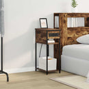 vidaXL Éjjeliszekrény Füstölt tölgy 41 x 28 x 76 cm Faanyag