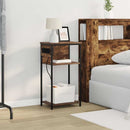 vidaXL Éjjeliszekrény Füstölt tölgy 41 x 28 x 76 cm Faanyag