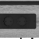 vidaXL Éjjeliszekrény Szürke sonoma 41 x 28 x 76 cm Faanyag