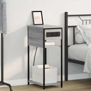 vidaXL Éjjeliszekrény Szürke sonoma 41 x 28 x 76 cm Faanyag