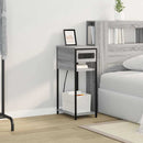 vidaXL Éjjeliszekrény Szürke sonoma 41 x 28 x 76 cm Faanyag