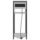 vidaXL Éjjeliszekrény Szürke sonoma 41 x 28 x 76 cm Faanyag