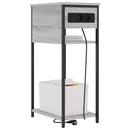 vidaXL Éjjeliszekrény Szürke sonoma 41 x 28 x 76 cm Faanyag