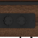 vidaXL Éjjeliszekrény barna tölgy 41 x 28 x 76 cm Faanyag