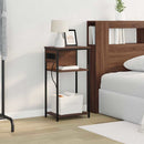 vidaXL Éjjeliszekrény barna tölgy 41 x 28 x 76 cm Faanyag