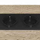 vidaXL Éjjeli asztal 2 pcs sonoma tölgy 38 x 30 x 48 cm Faanyag