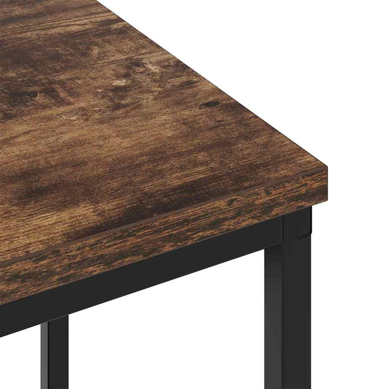 vidaXL Éjjeli asztal 2 pcs Füstölt tölgy 38 x 30 x 48 cm Faanyag