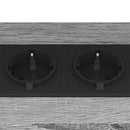 vidaXL Éjjeli asztal 2 pcs Szürke sonoma 38 x 30 x 48 cm Faanyag