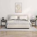 vidaXL Éjjeliszekrény 2 pcs Szürke Sonoma 38 x 30 x 48 cm Faanyag