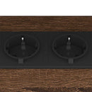 vidaXL Éjjeli asztal barna tölgy 38 x 30 x 48 cm Faanyag