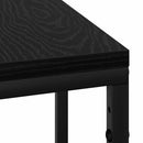 vidaXL Éjjeliszekrény Fekete tölgy 41,5 x 26 x 60,5 cm Faanyag