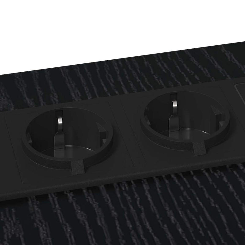 vidaXL Éjjeli asztal Musta tammi 41.5 x 26 x 60.5 cm Faanyag