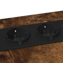 vidaXL Éjjeli asztal Füstölt tölgy 41.5 x 26 x 60.5 cm Faanyag