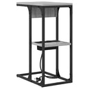 vidaXL Éjjeliszekrény Szürke Sonoma 41,5 x 26 x 60,5 cm Faanyag