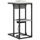 vidaXL Éjjeli asztal Szürke sonoma 41.5 x 26 x 60.5 cm Faanyag