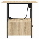 vidaXL Éjjeliszekrény fiókkal Sonoma tölgy 60 x 30 x 61 cm Faanyag