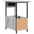 vidaXL Éjjeliszekrény fiókkal Szürke Sonoma 60 x 30 x 61 cm Faanyag