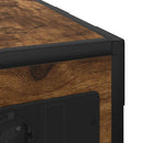 vidaXL Éjjeli asztal Füstölt tölgy Faanyag