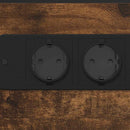 vidaXL Éjjeli asztal Füstölt tölgy Faanyag