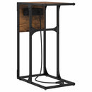 vidaXL Éjjeli asztal Füstölt tölgy Faanyag