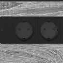 vidaXL Éjjeli asztal Szürke sonoma Faanyag