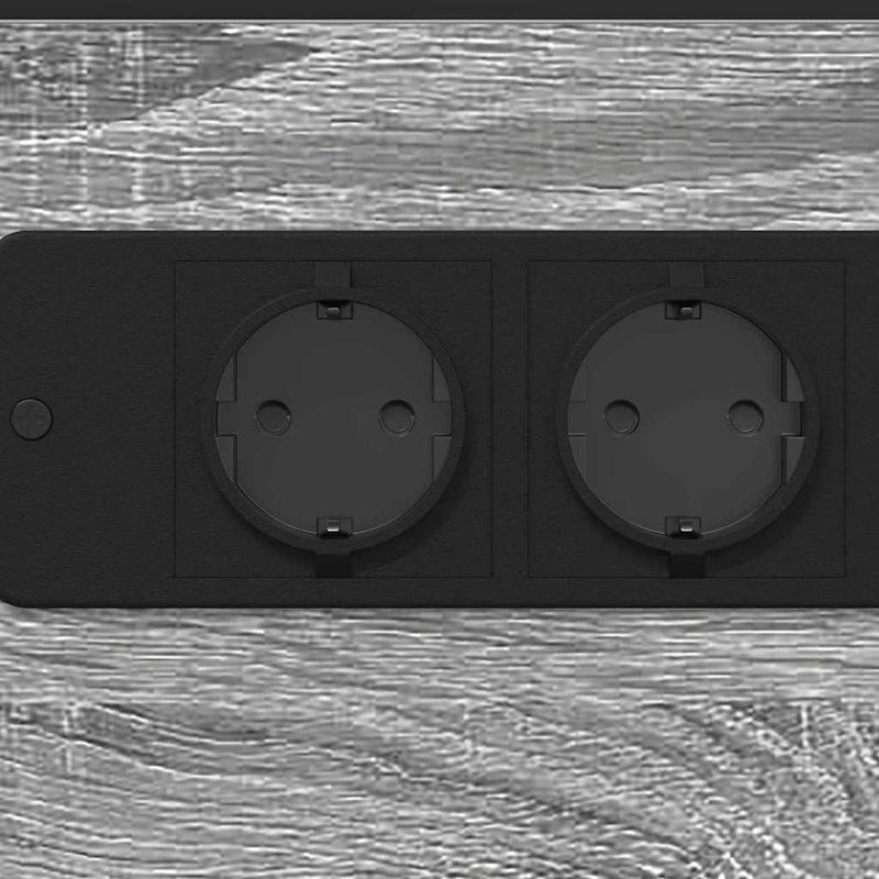 vidaXL Éjjeli asztal Szürke sonoma Faanyag