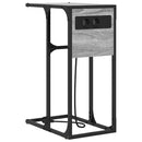 vidaXL Éjjeli asztal Szürke sonoma Faanyag