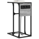 vidaXL Éjjeli asztal Szürke sonoma Faanyag