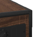 vidaXL Éjjeli asztal barna tölgy Faanyag