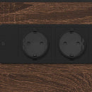 vidaXL Éjjeli asztal barna tölgy Faanyag