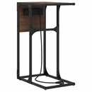 vidaXL Éjjeli asztal barna tölgy Faanyag